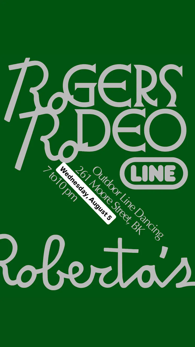 LINE DANCING at ROBERTA’S