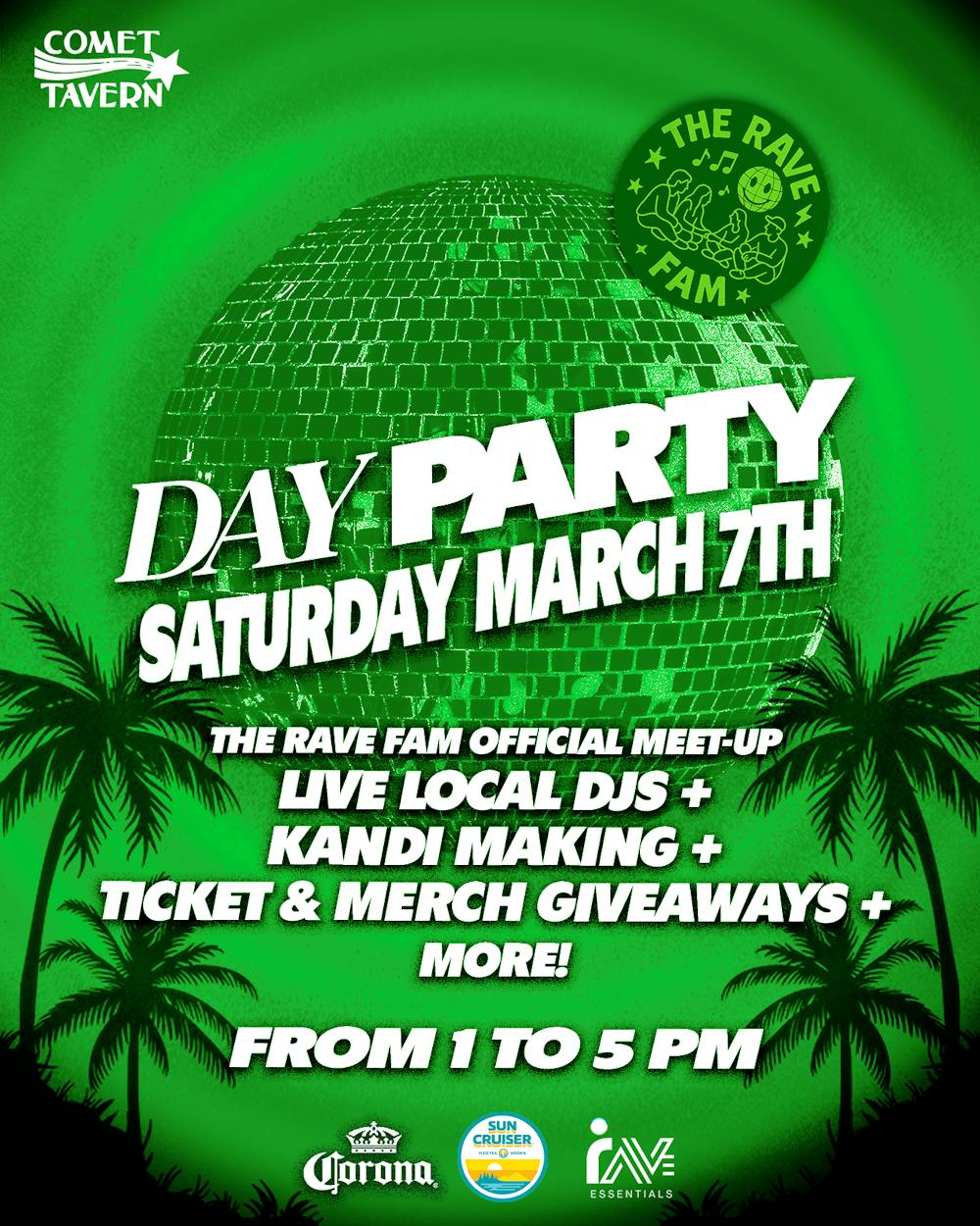 Day Party w/ The Rave Fam 🪩 | Partiful