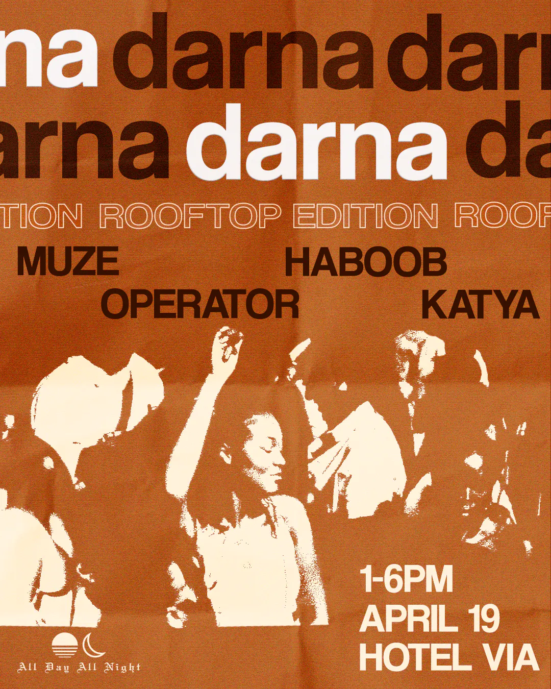 OPERATOR @ HOTEL VIA ROOFTOP SUNDAY