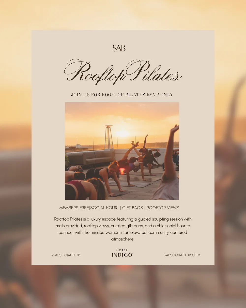 Rooftop Pilates Tuscaloosa | Partiful