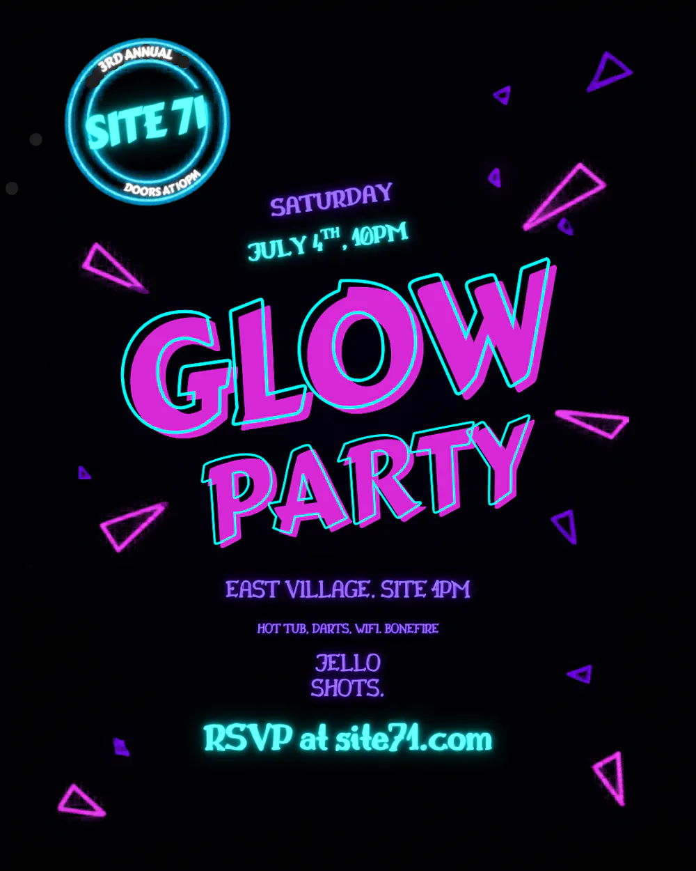 Glow Party | Partiful