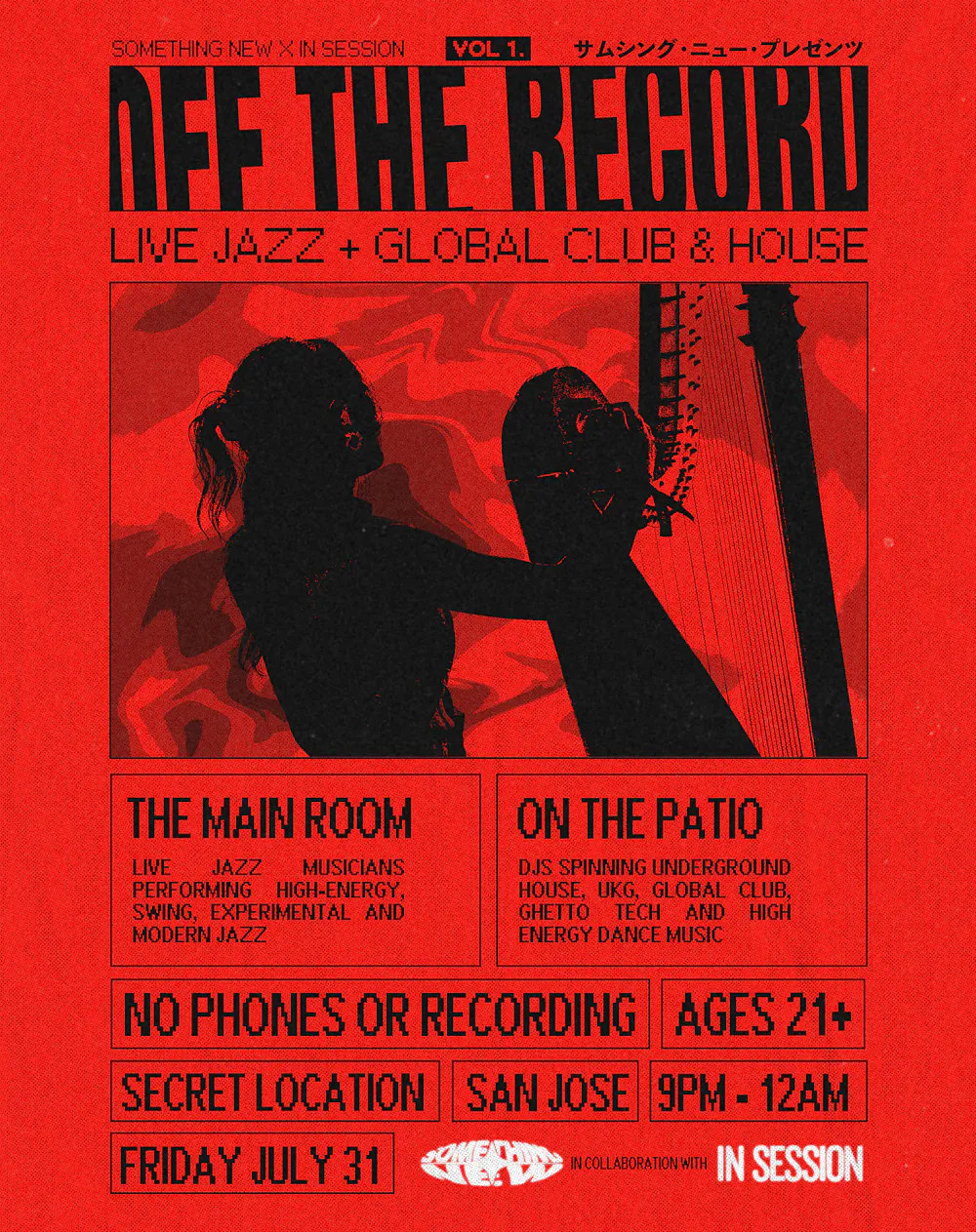 Off The Record: Jazz + House Underground Party event image