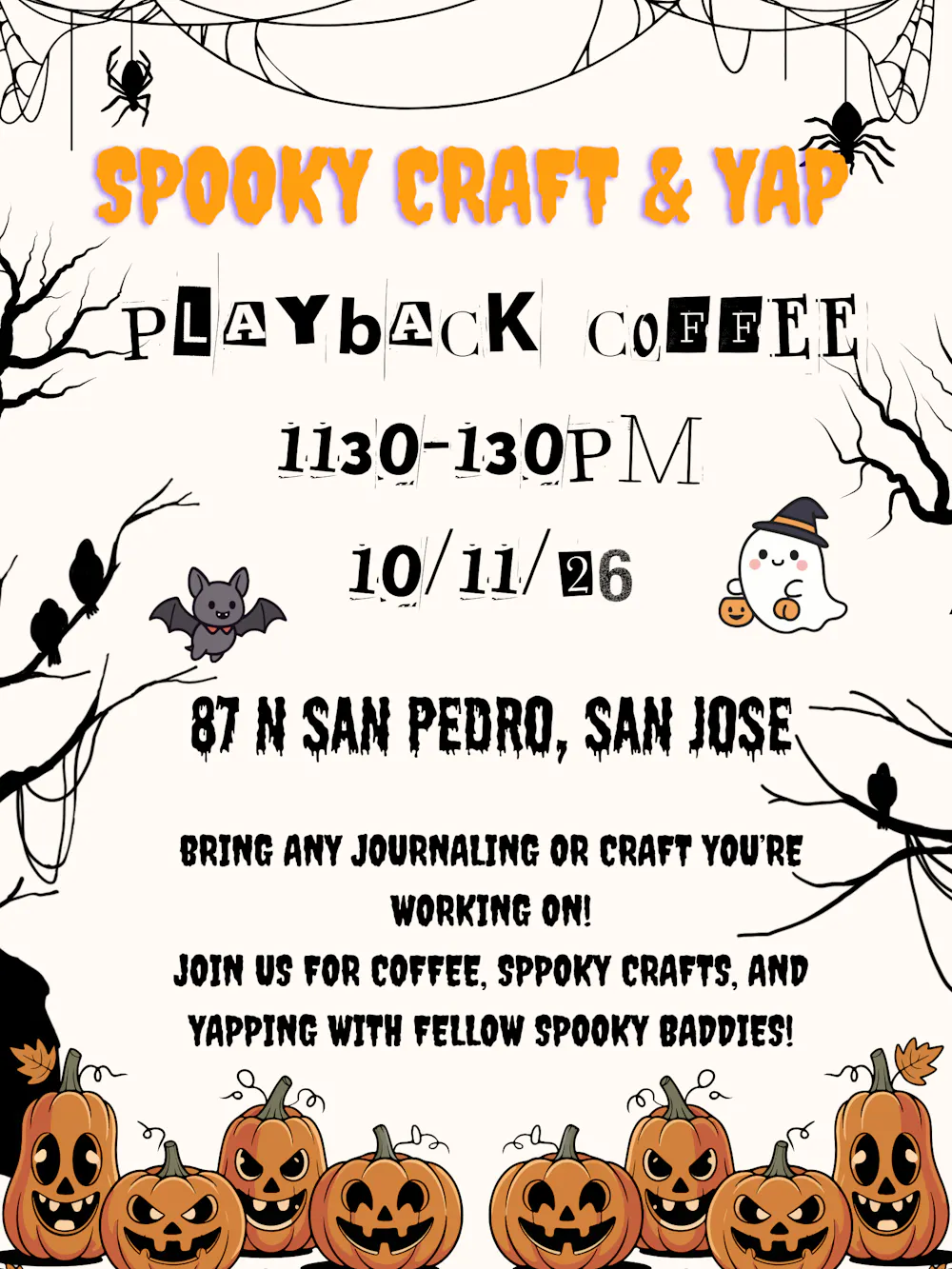 Spooky Yap & Craft