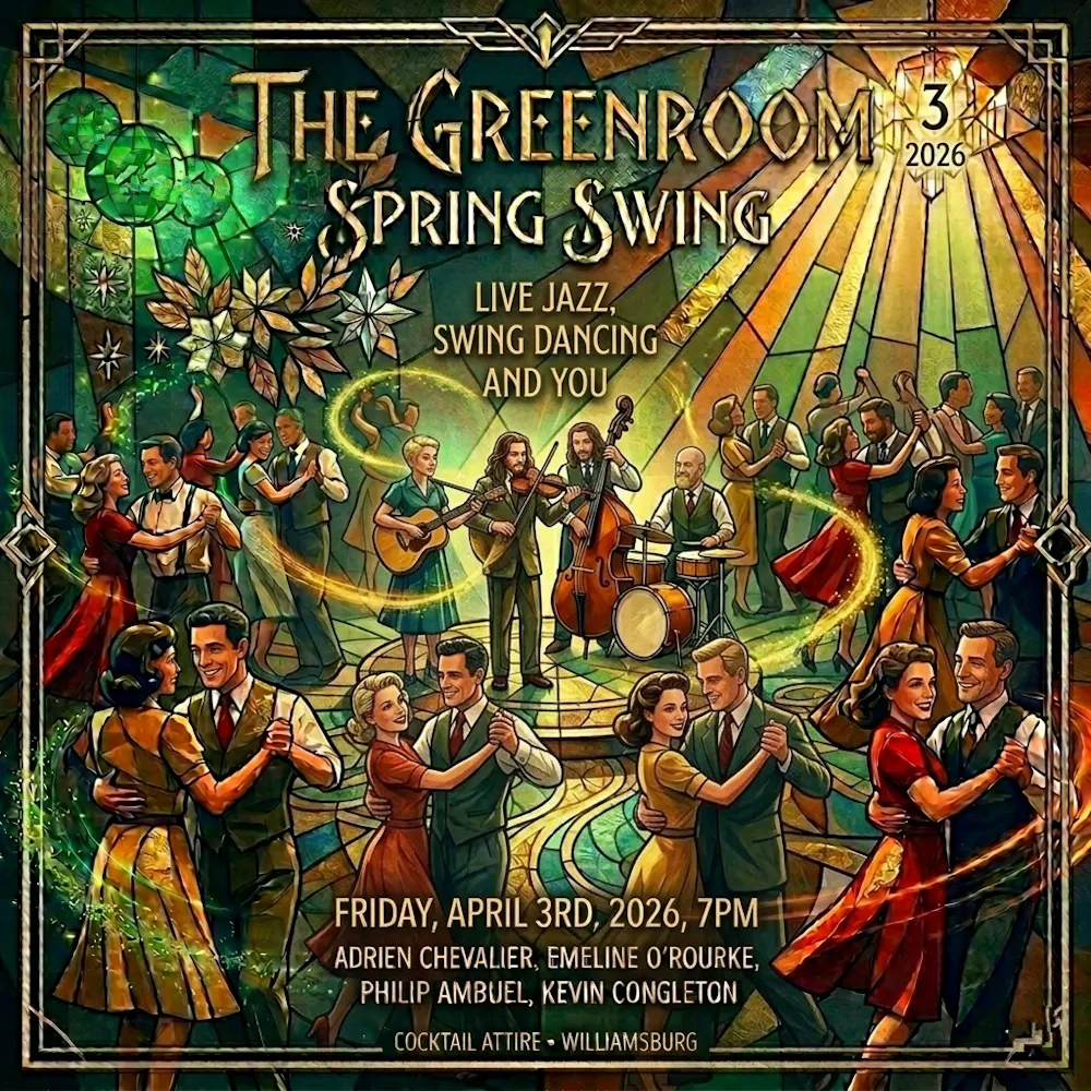 this friday come and join us for a night of swing dance and live jazz in a cool loft in Williamsburg :-)  https://partiful.com/e/MzHOPkhltBE3KCY5sqn6?c=8Jq3HHK3