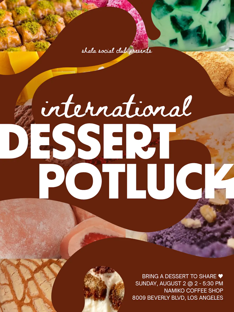 International Dessert Potluck