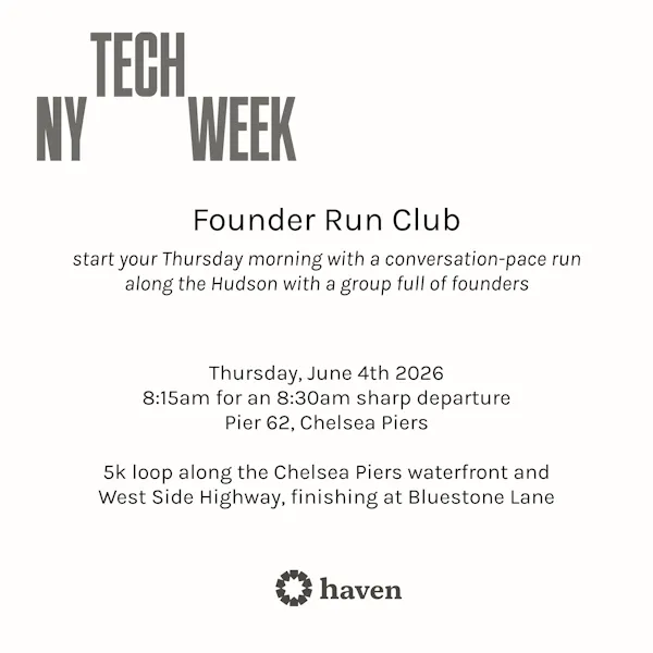 Founder Run Club – #NYTechWeek