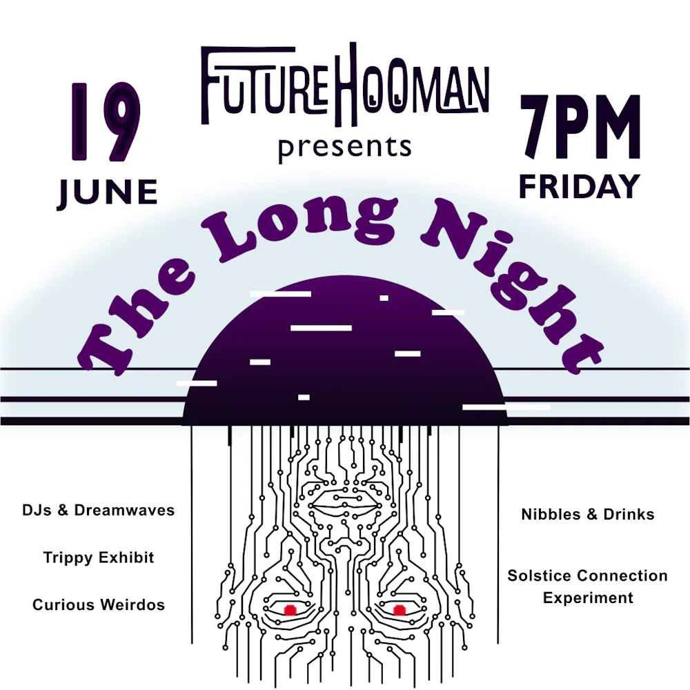 Party at Future Hooman Art Exhibit