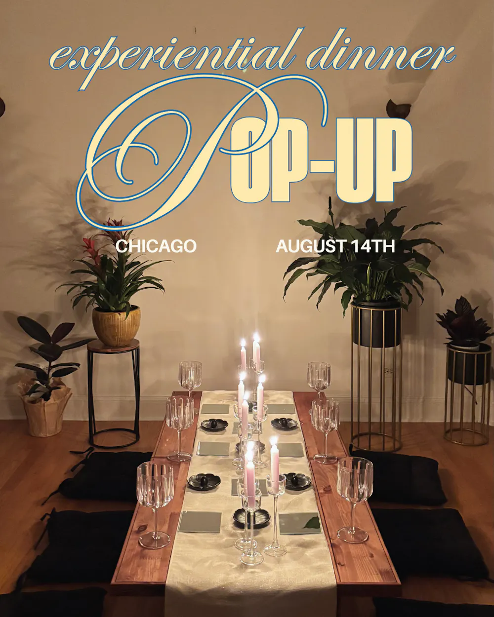 Experiential tasting night — micro dining experience