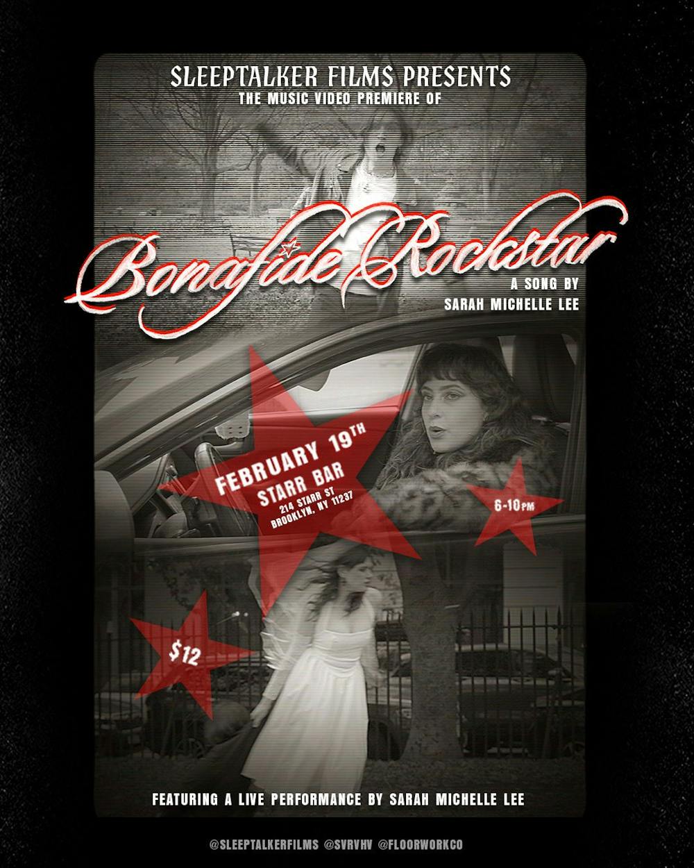 Hi everyone!!! Sarah Michelle Lee here, i'm having a single release show on 2/19, there will be a music video screening, drag, live performance by my band and I, and comedy!!! 2/19  ☆ starr bar, bk  ☆ 6-10pm  ☆ $12
https://partiful.com/e/wFgVtubJys1havtagwjy?source=share