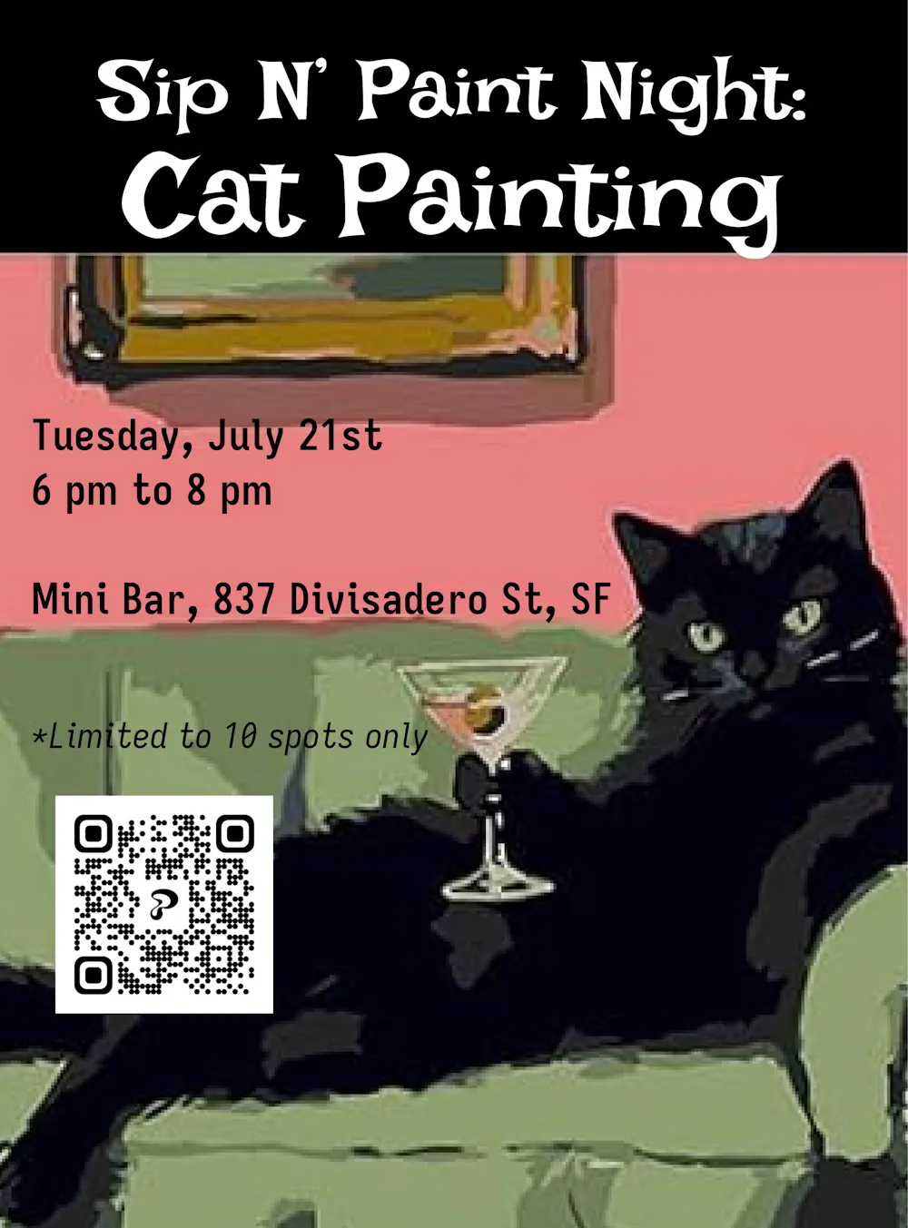 Cat Art, Tales & Cocktails