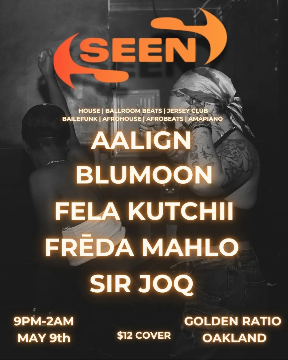 Seen: Aalign, Fela Kutchii, Freda Mahlo, Blumoon