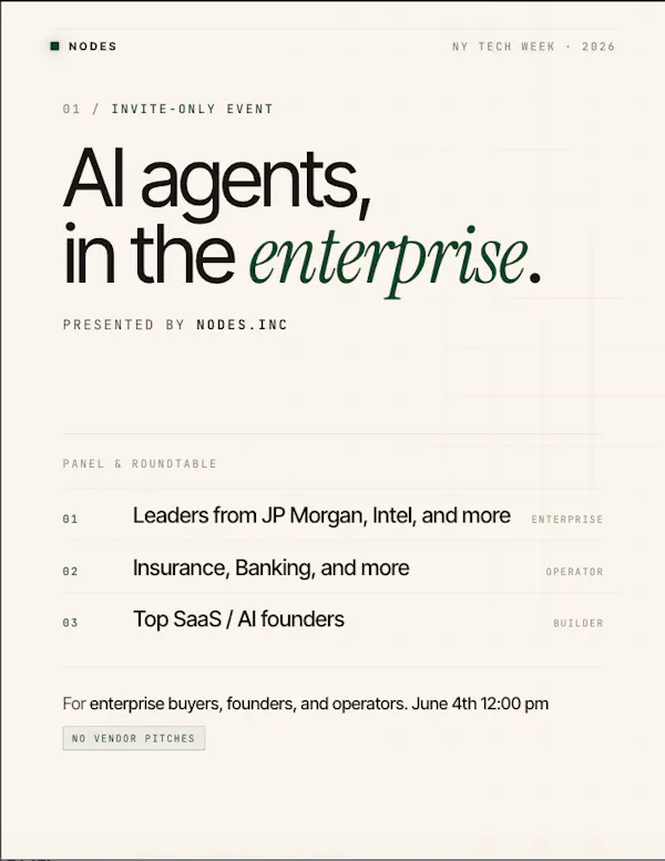 AI in Enterprise #NYTechWeek