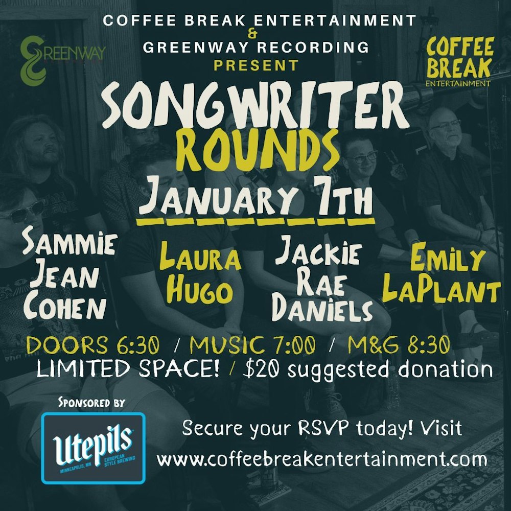 RSVP to Songwriter Rounds @ Greenway | Partiful