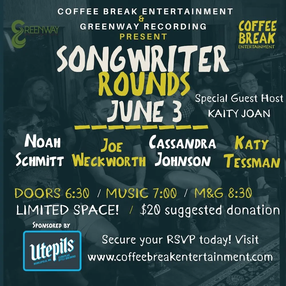 RSVP to Songwriter Rounds at Greenway Recording | Partiful