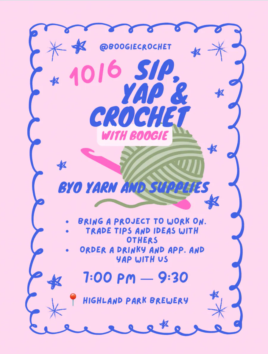 Sip, Yap, & Crochet