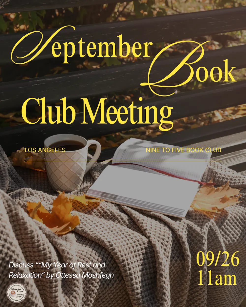 Nine to Five Book Club: September Book Club Meeting
