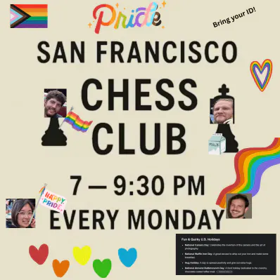 SF Chess Club -  Pride!