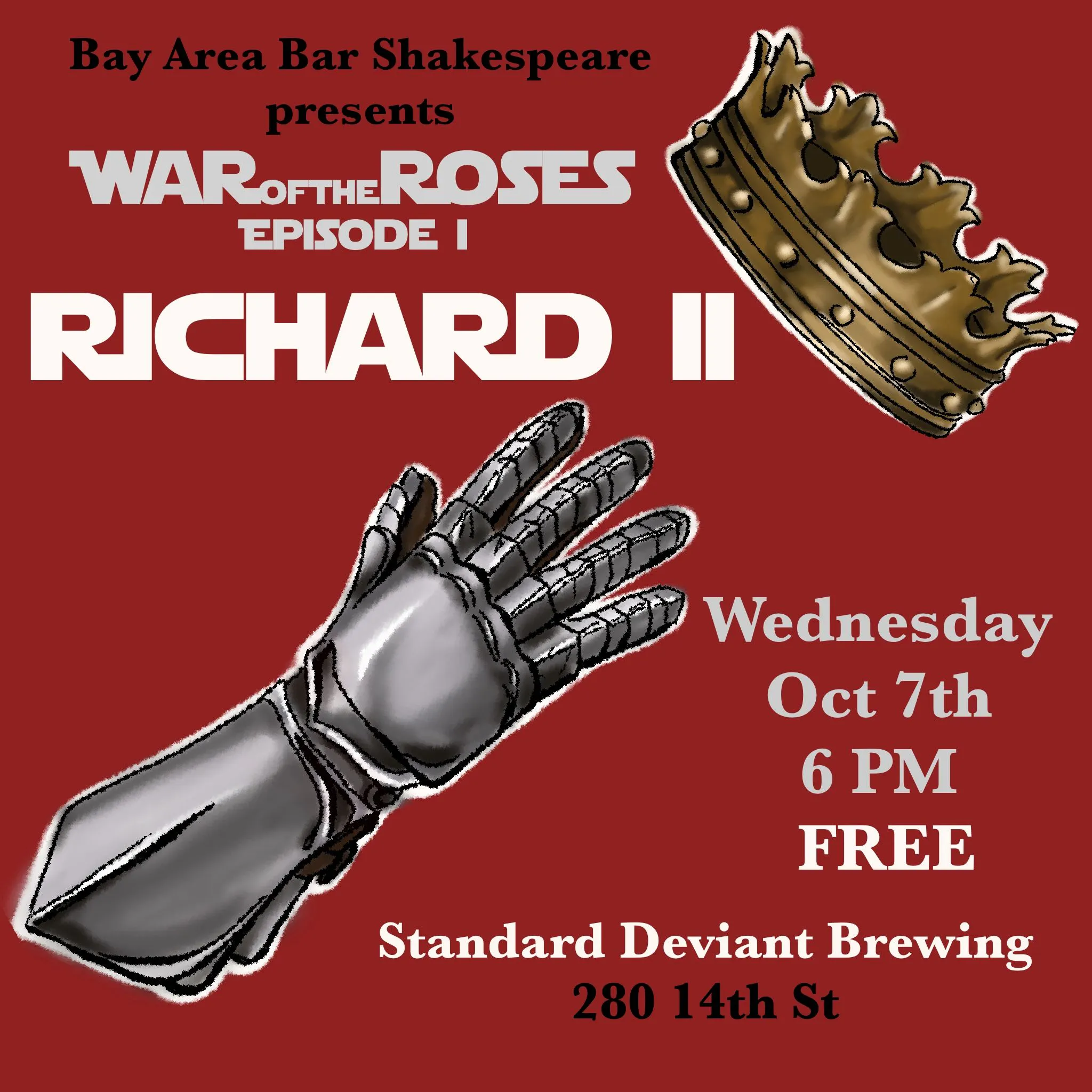 Free Shakespeare Play! In a Bar!