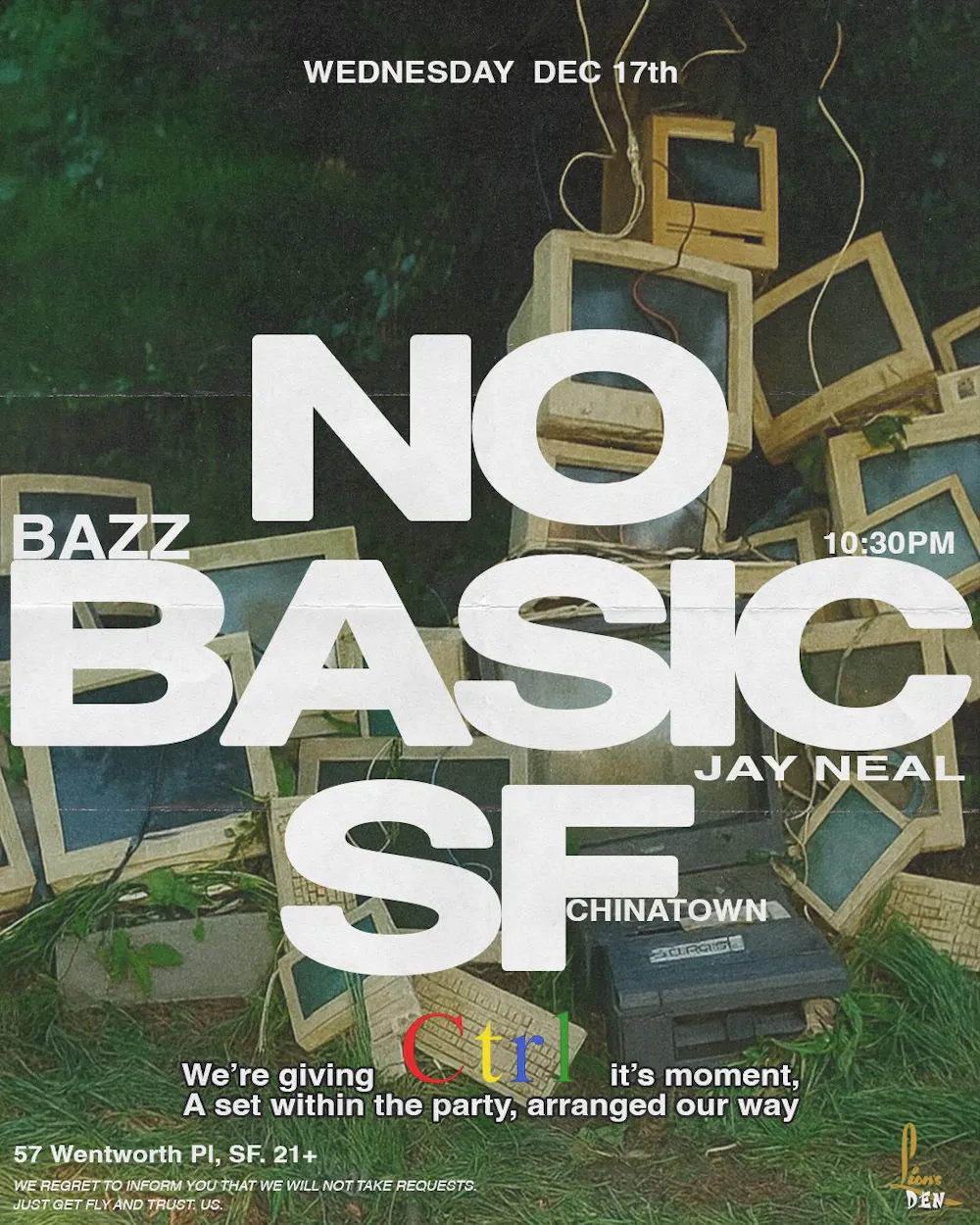 NO BASIC | Partiful