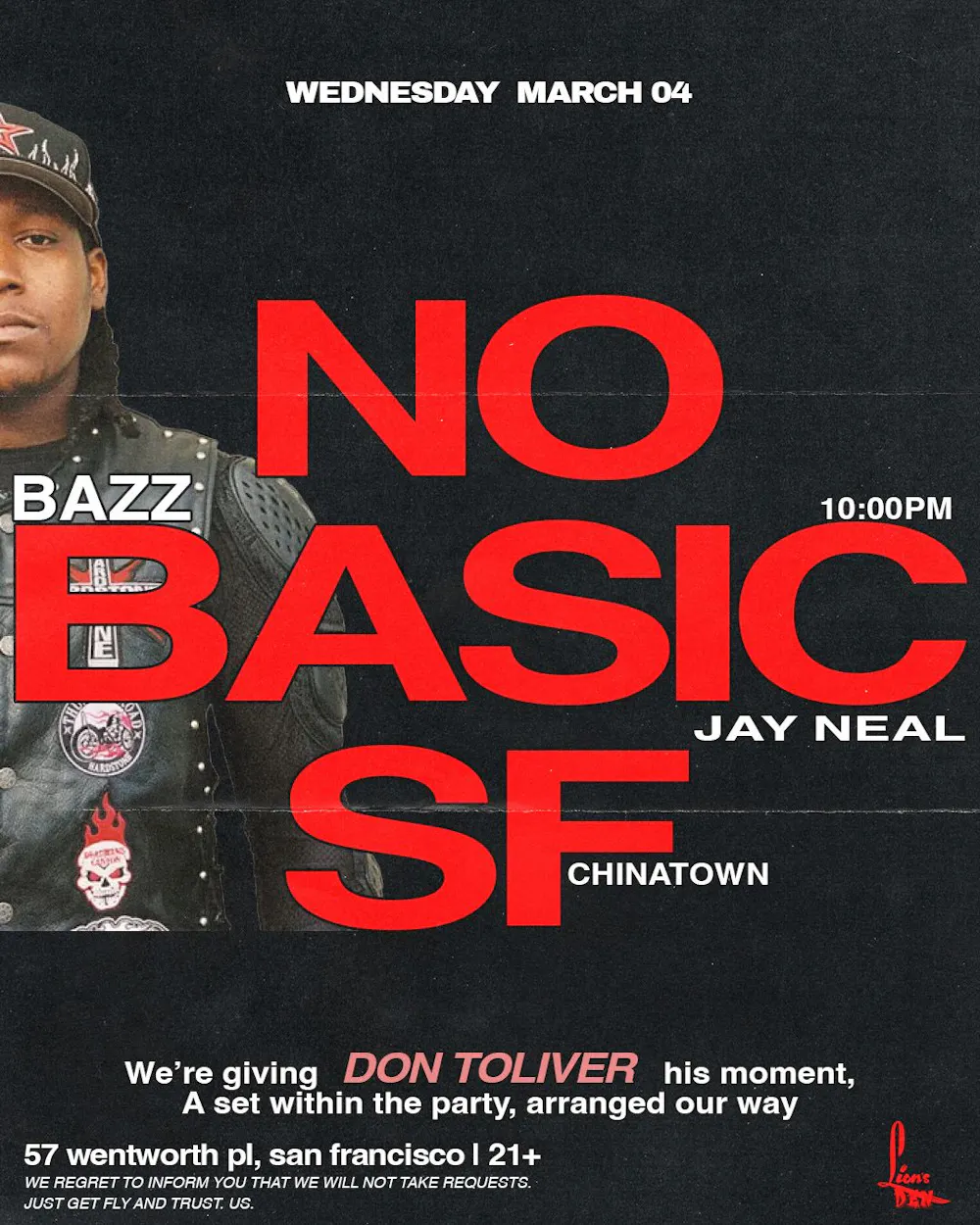 NO BASIC | Partiful