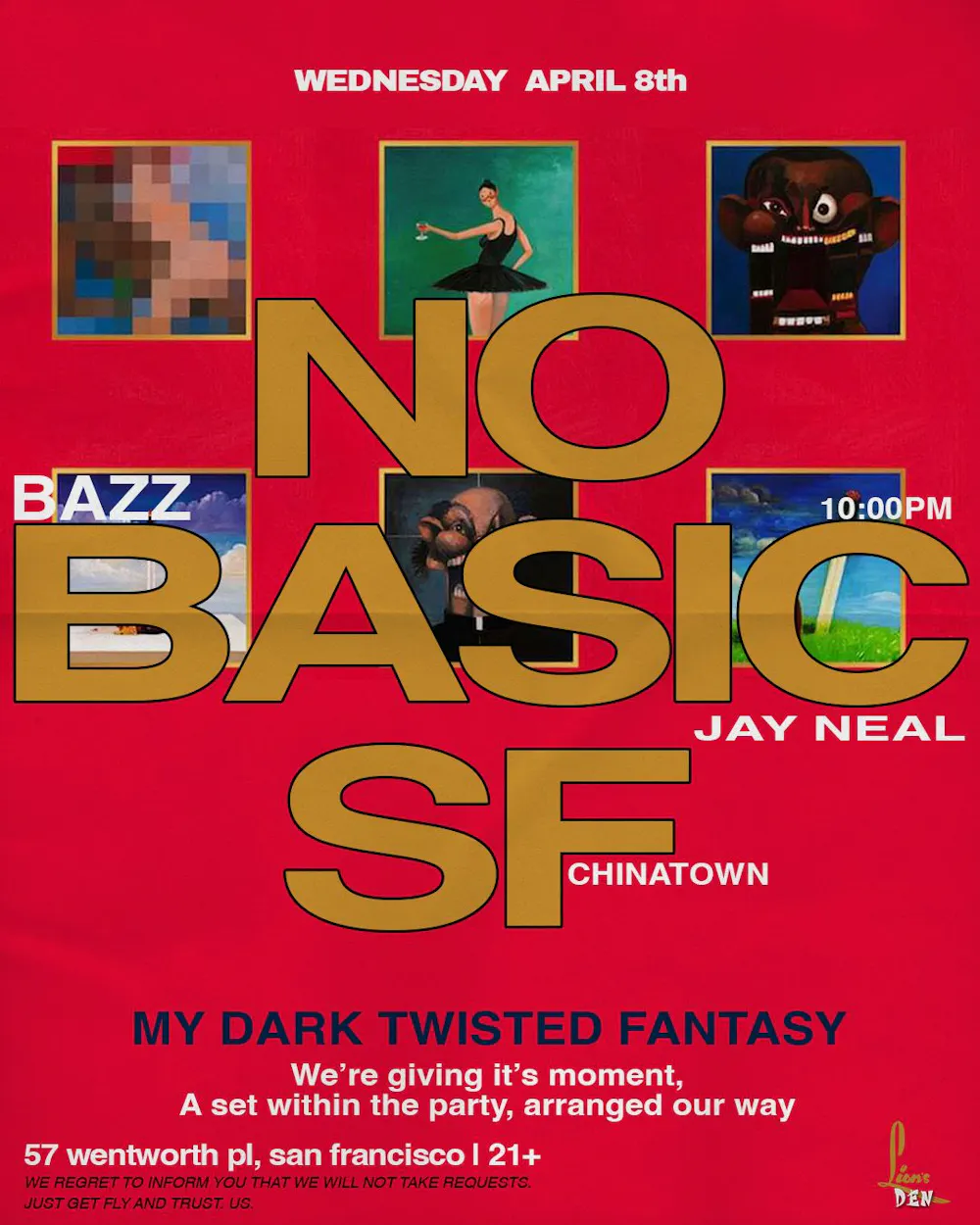 NO BASIC | Partiful