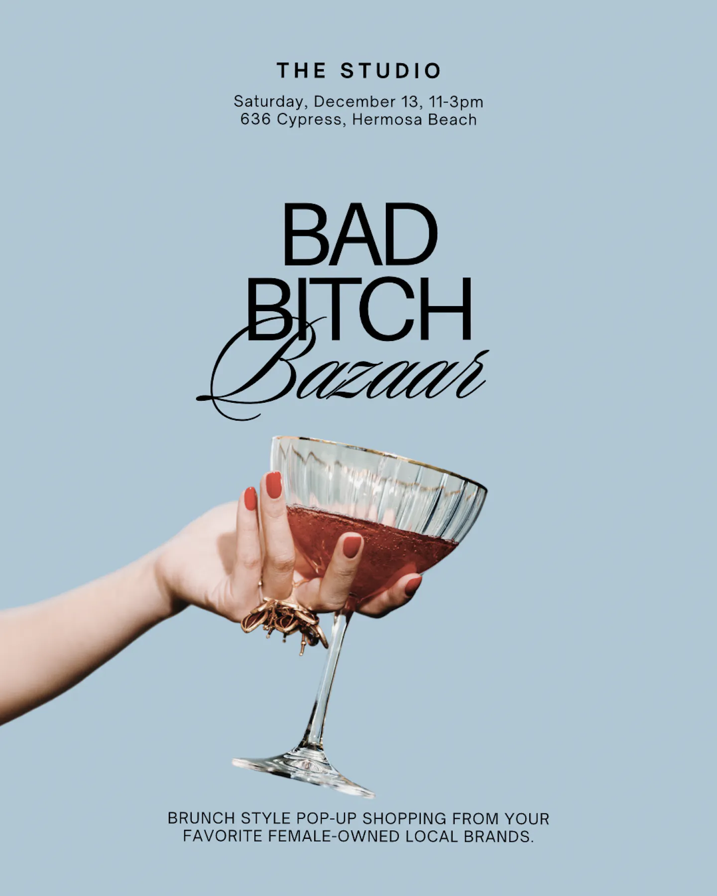 Light Blue Animated Minimalistic  Brunch Cocktail Party Instagram Story.png